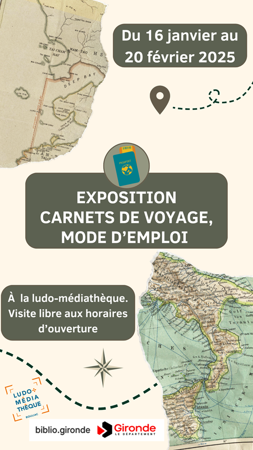 Affiche Expo Carnets de voyage 2
