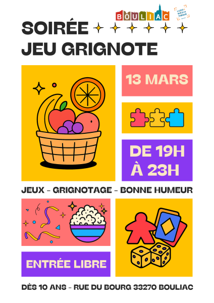 Jeu Grignote mars 2026